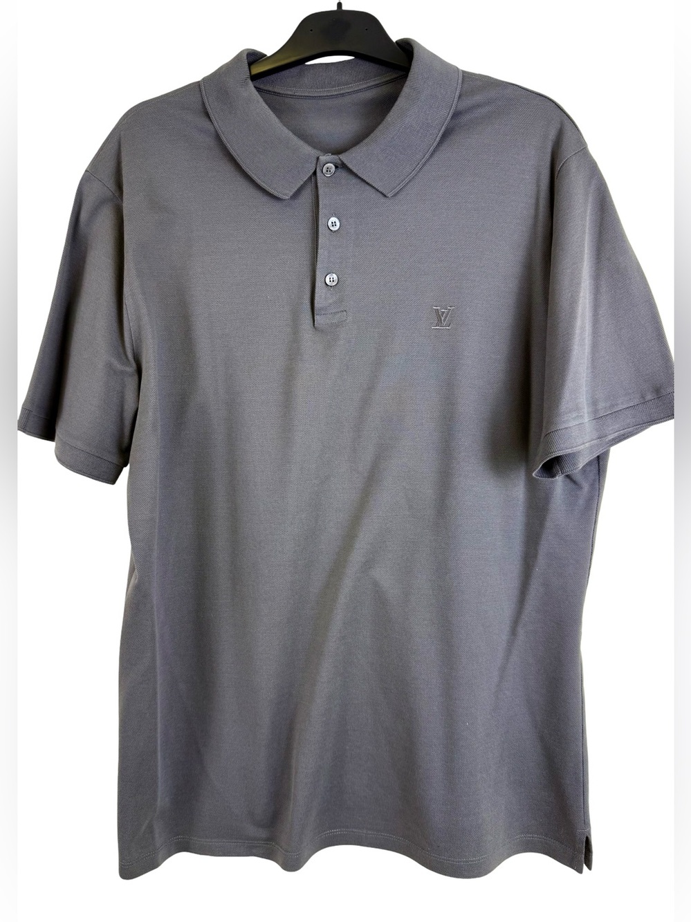 LOUIS VUITTON LV SIGNATURE POLO IN GRAY